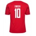 Tanie Strój piłkarski Dania Christian Eriksen #10 Koszulka Podstawowej MŚ 2022 Krótkie Rękawy